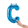16 inch LETTER C - NORTHSTAR - BLUE (AIR - FILL ONLY) - LA Balloons