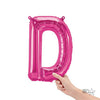 16 inch LETTER D - NORTHSTAR - MAGENTA (AIR - FILL ONLY) - LA Balloons
