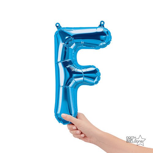 16 inch LETTER F - NORTHSTAR - BLUE (AIR - FILL ONLY) - LA Balloons