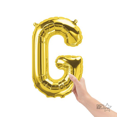 16 inch LETTER G - NORTHSTAR - GOLD (AIR-FILL ONLY)