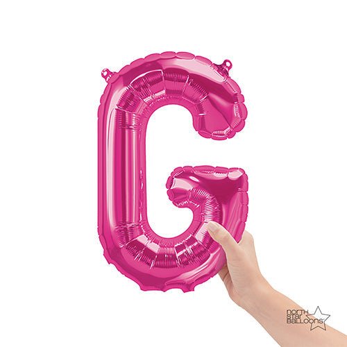 16 inch LETTER G - NORTHSTAR - MAGENTA (AIR - FILL ONLY) - LA Balloons