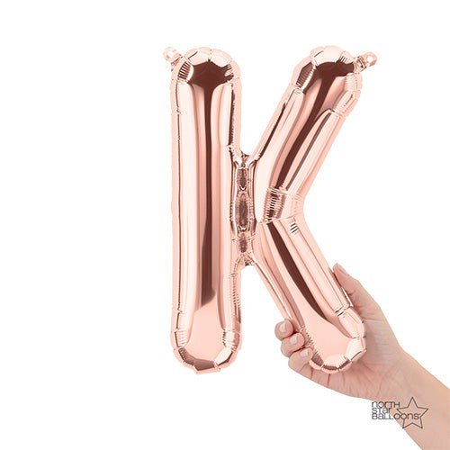 16 inch LETTER K - NORTHSTAR - ROSE GOLD (AIR-FILL ONLY)