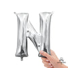16 inch LETTER N - ANAGRAM - SILVER (AIR - FILL ONLY) - LA Balloons