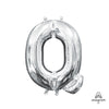 16 inch LETTER Q - ANAGRAM - SILVER (AIR - FILL ONLY) - LA Balloons