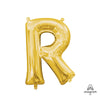 16 inch LETTER R - ANAGRAM - GOLD (AIR - FILL ONLY) - LA Balloons