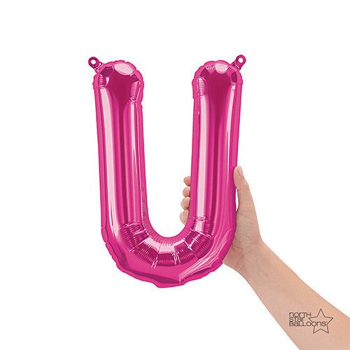 16 inch LETTER U - NORTHSTAR - MAGENTA (AIR-FILL ONLY)