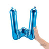 16 inch LETTER W - NORTHSTAR - BLUE (AIR - FILL ONLY) - LA Balloons