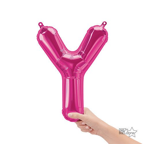 16 inch LETTER Y - NORTHSTAR - MAGENTA (AIR - FILL ONLY) - LA Balloons