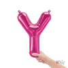 16 inch LETTER Y - NORTHSTAR - MAGENTA (AIR - FILL ONLY) - LA Balloons