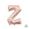 16 inch LETTER Z - ANAGRAM - ROSE GOLD (AIR - FILL ONLY) - LA Balloons