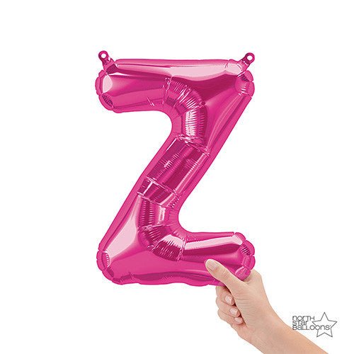 16 inch LETTER Z - NORTHSTAR - MAGENTA (AIR - FILL ONLY) - LA Balloons