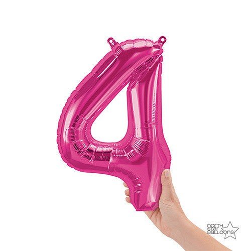 16 inch NUMBER 4 - NORTHSTAR - MAGENTA (AIR -FILL ONLY)