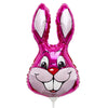 16 inch RABBIT - FUCHSIA MINI SHAPE (AIR - FILL ONLY) - LA Balloons