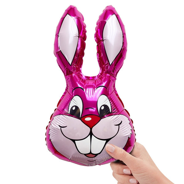 16 inch RABBIT - FUCHSIA MINI SHAPE (AIR - FILL ONLY) - LA Balloons