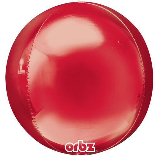 16 inch RED ORBZ - LA Balloons