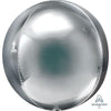 16 inch SILVER ORBZ - LA Balloons