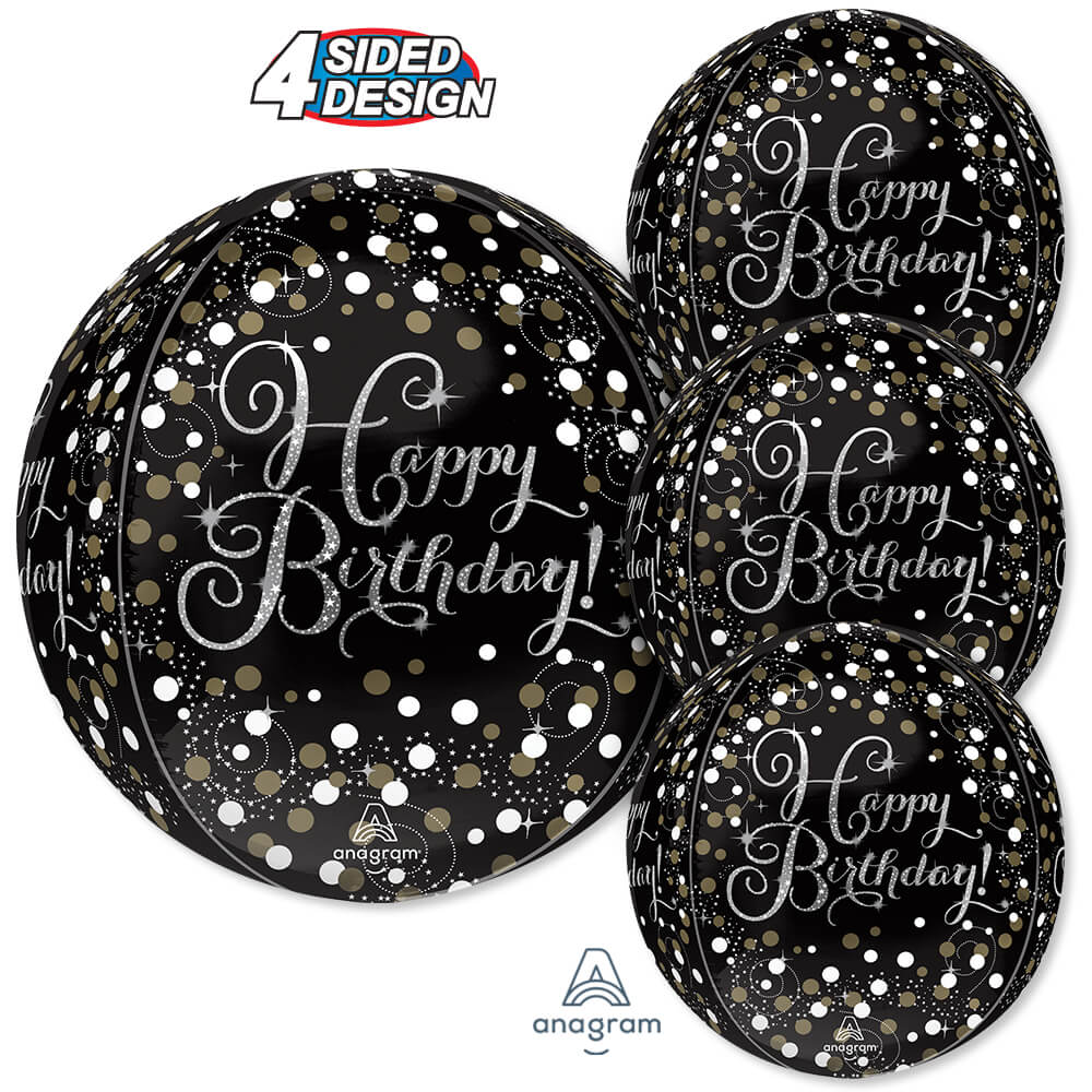 16 inch SPARKLING BIRTHDAY ORBZ