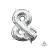 16 inch SYMBOL & - ANAGRAM - SILVER (AIR - FILL ONLY) - LA Balloons