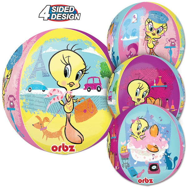 16 inch TWEETY ORBZ - LA Balloons