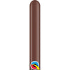 160Q QUALATEX CHOCOLATE BROWN - LA Balloons