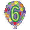 17 inch 6 FOIL - TEX SHAPE - LA Balloons