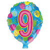 17 inch 9 FOIL - TEX SHAPE - LA Balloons
