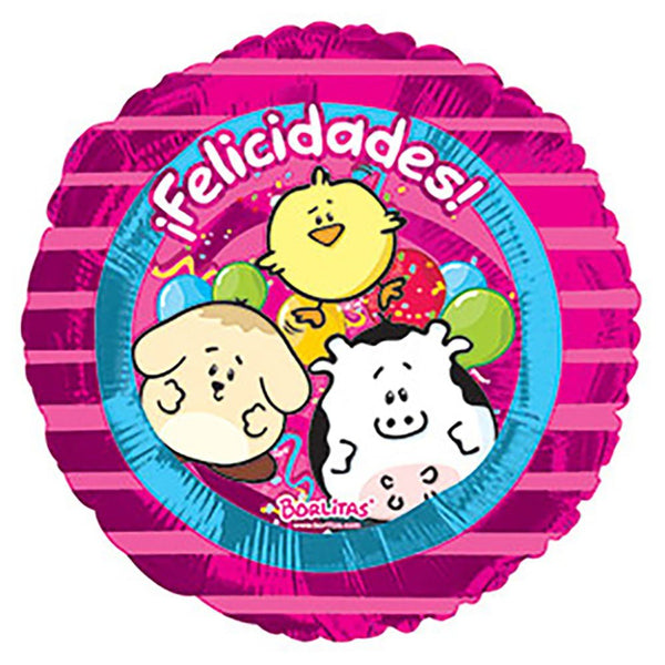 17 inch BORLITAS FIESTA - LA Balloons