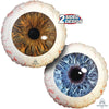 17 inch CREEPY BROWN & BLUE EYEBALLS - LA Balloons