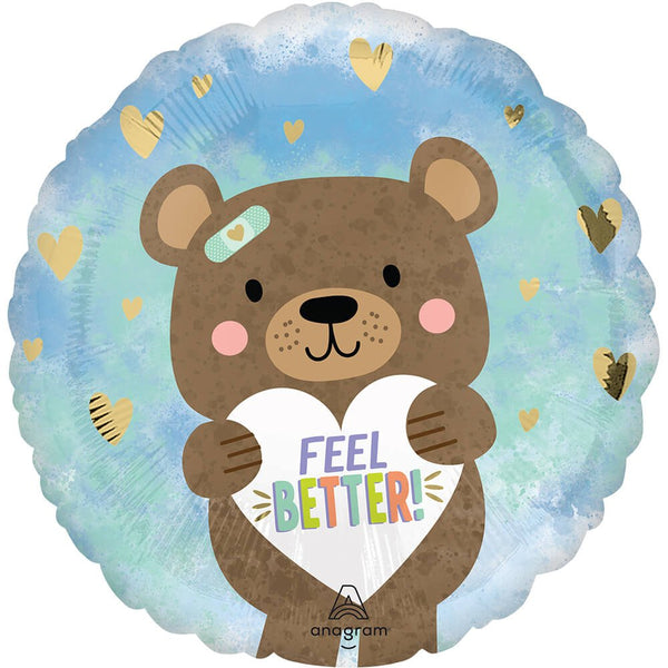 17 inch FEEL BETTER BEAR - LA Balloons