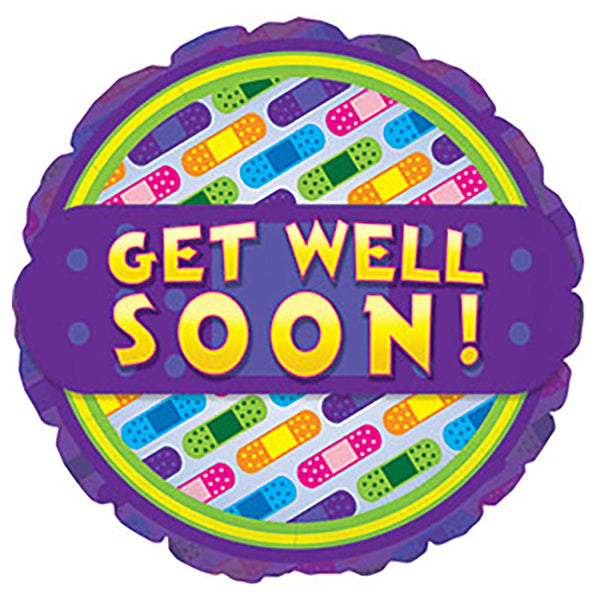 17 inch GET WELL BANDAGES - LA Balloons