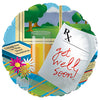 17 inch GET WELL PRESCRIPTION - LA Balloons