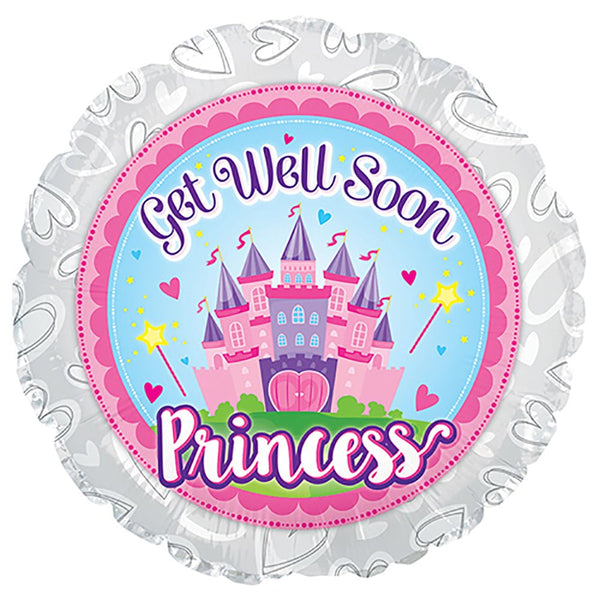 17 inch GET WELL SOON PRINCESS - LA Balloons