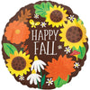 17 inch HAPPY FALL SUNFLOWERS - LA Balloons