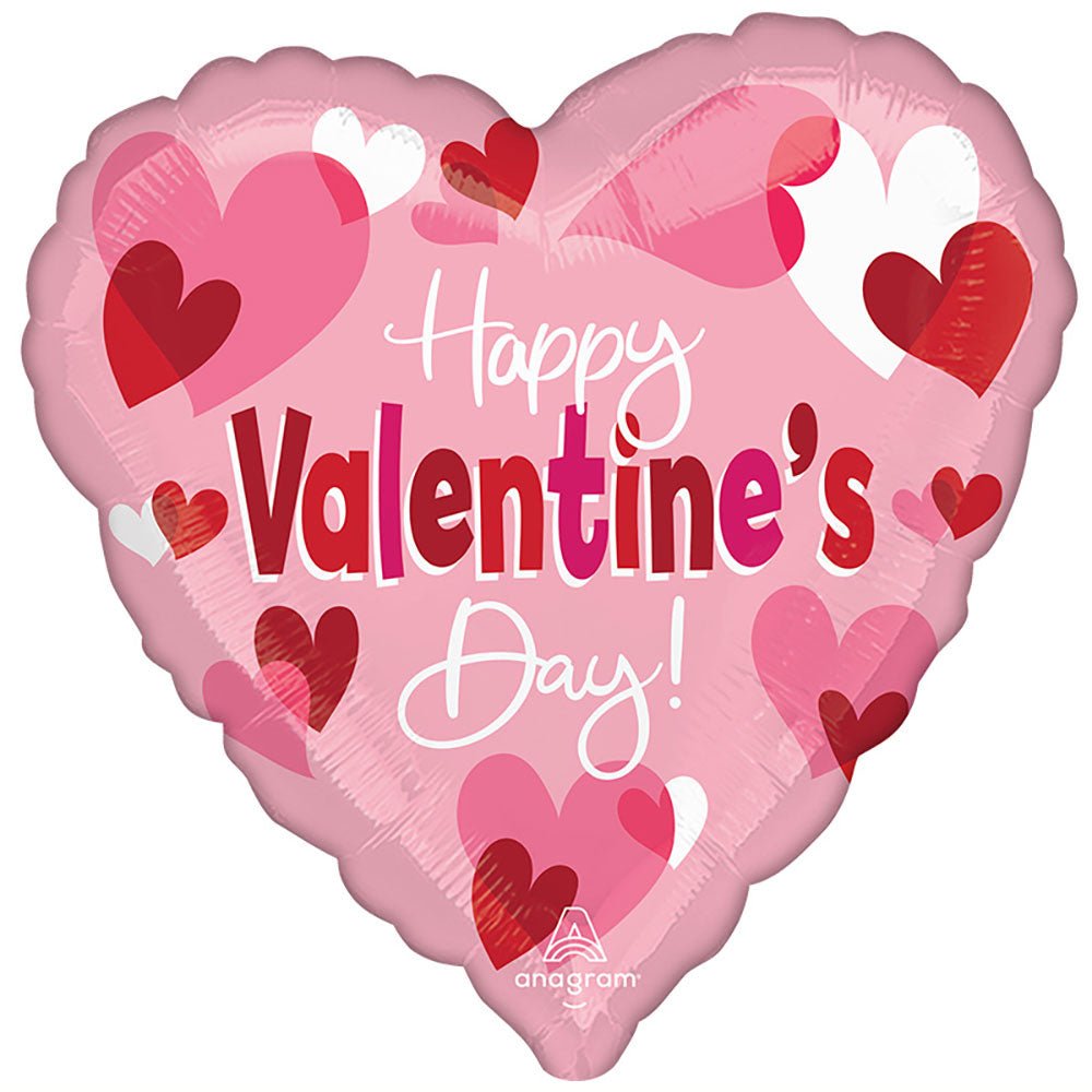 17 inch HAPPY VALENTINE'S DAY PLAYFUL HEARTS
