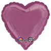 17 inch HEART - METALLIC LAVENDER - LA Balloons