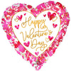 17 inch HEARTFUL VALENTINE'S DAY - LA Balloons