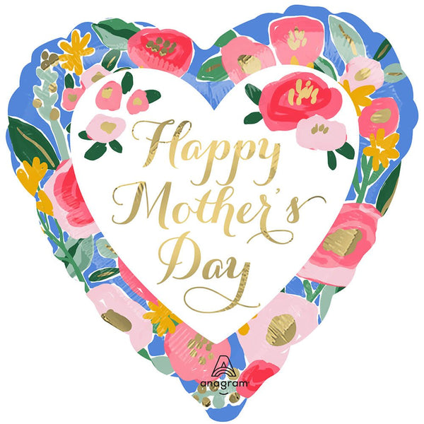 17 inch MOTHER'S DAY PAINTED PRINTS - LA Balloons