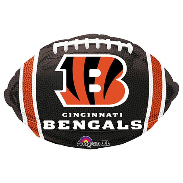 17 inch NFL CINCINNATI BENGALS FOOTBALL TEAM COLORS - LA Balloons