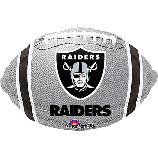 17 inch NFL LAS VEGAS RAIDERS FOOTBALL TEAM COLORS - LA Balloons