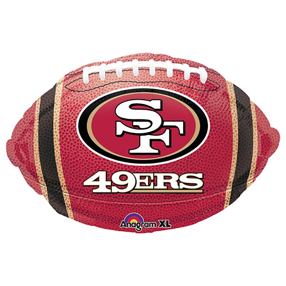17 inch NFL SAN FRANCISCO 49ERS FOOTBALL TEAM COLORS