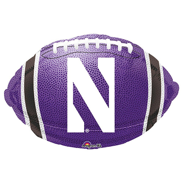 17 inch NORTHWESTERN UNIVERSITY JUNIOR SHAPE - LA Balloons