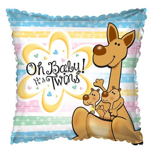 17 inch OH BABY! IT'S TWINS - LA Balloons