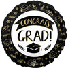 17 inch SKETCHED CONGRATS GRAD - LA Balloons