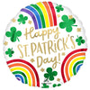 17 inch ST. PATRICK'S DAY RAINBOWS - LA Balloons