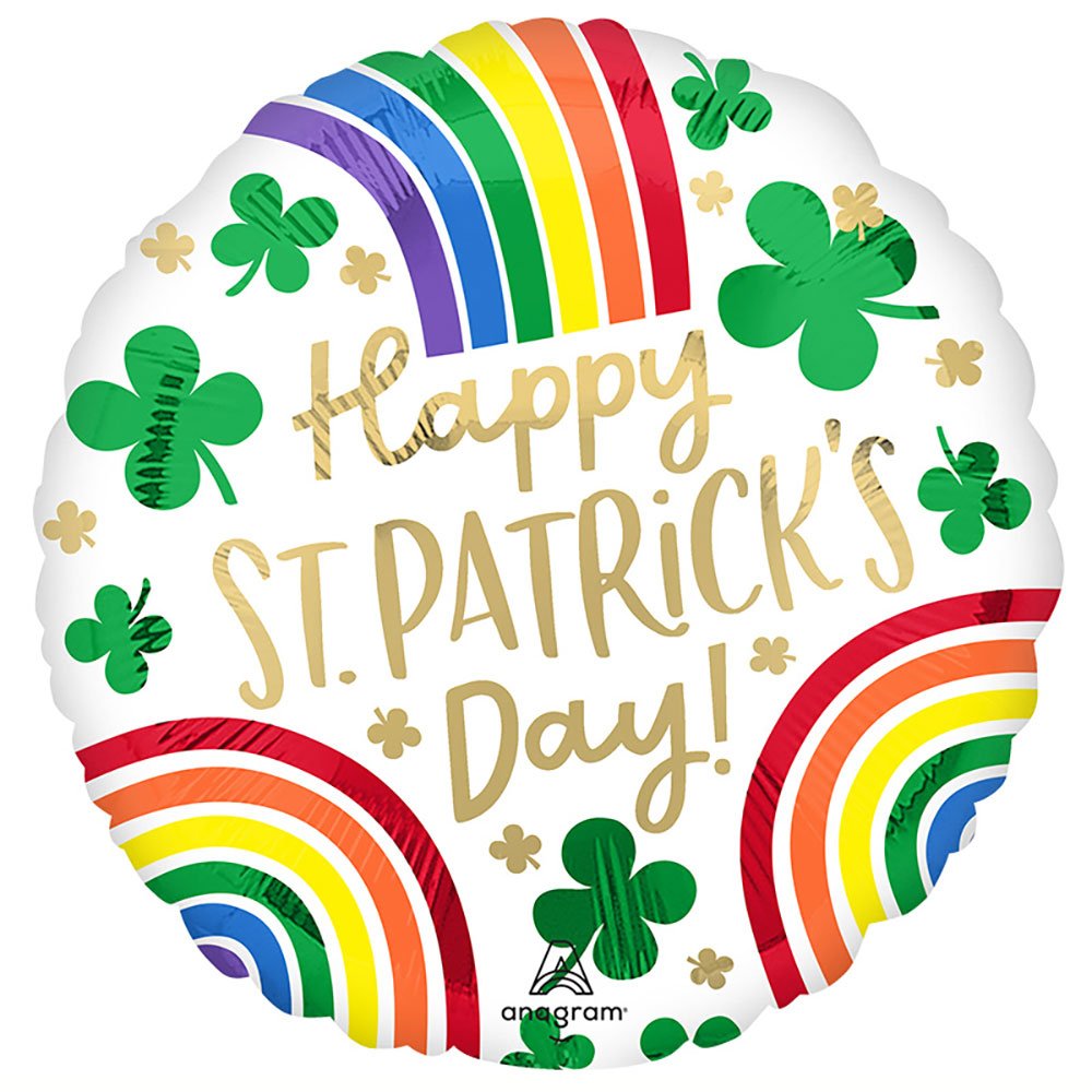17 inch ST. PATRICK'S DAY RAINBOWS