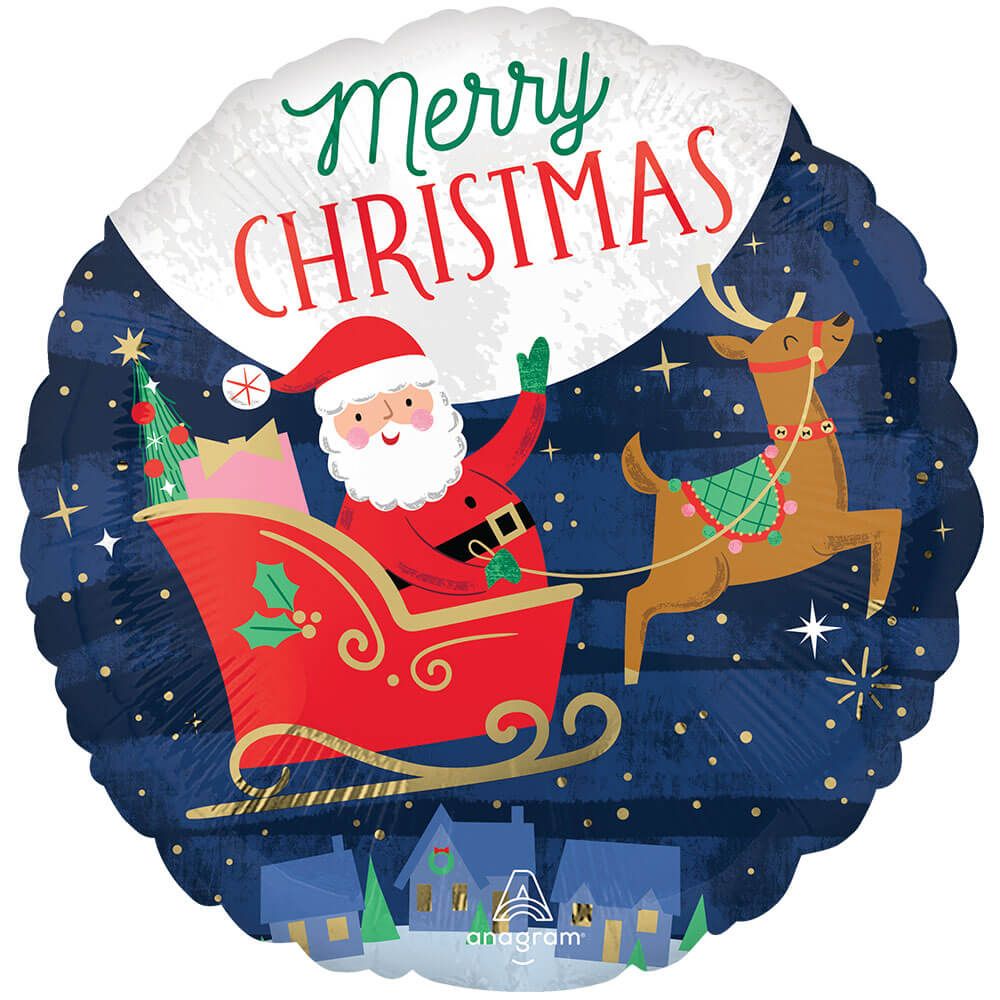 17 inch STARRY NIGHT MERRY CHRISTMAS