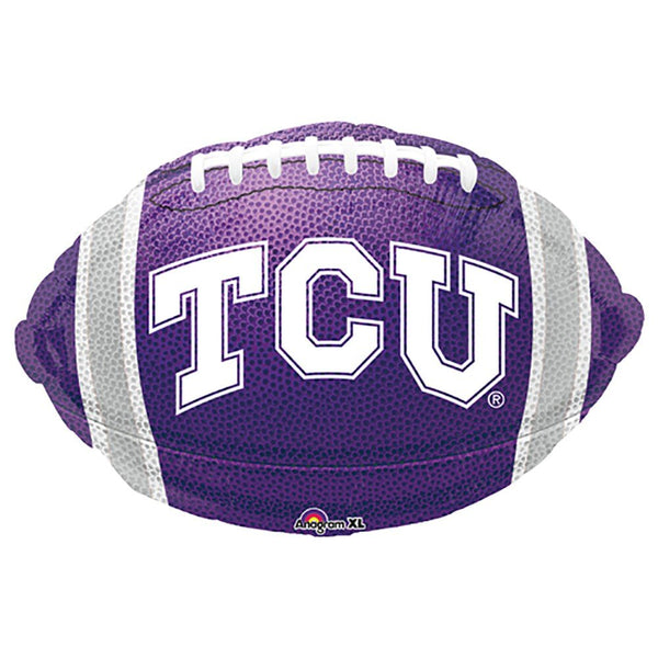 17 inch TCU HORNED FROGS (TEXAS CHRISTIAN UNIVERSITY) JUNIOR SHAPE - LA Balloons