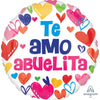 17 inch TE AMO ABUELITA - LA Balloons