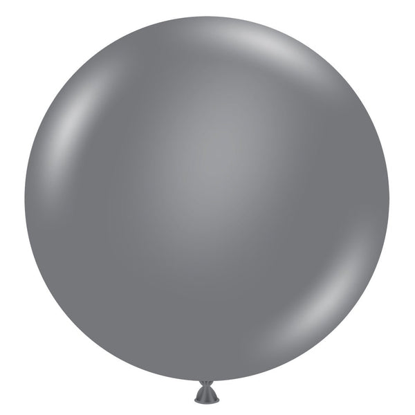 17 inch TUFTEX GRAY SMOKE - LA Balloons