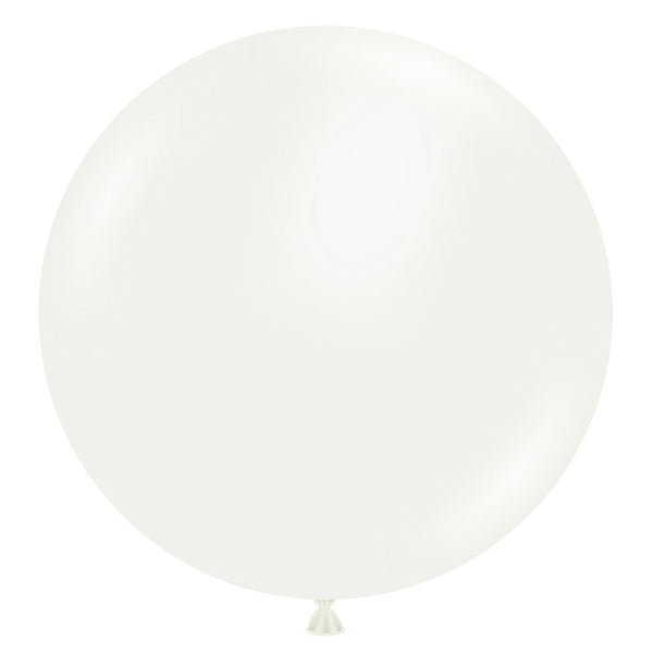 17 inch TUFTEX WHITE - LA Balloons